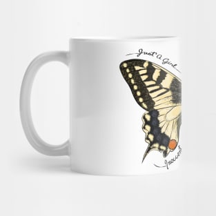 Just A Girl Who Loves Butterflies Mug